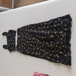 Ten Sixty Sherman Black and Yellow Floral Skirt Set